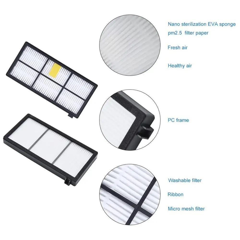 Filtres HEPA, brosses latérales principales pour aspirateur iRobot Roomba série 800 900 805 864 871