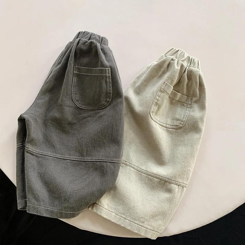 Pantalon sarouel à jambes larges pour enfants, vêtements décontractés pour bébés garçons et filles,