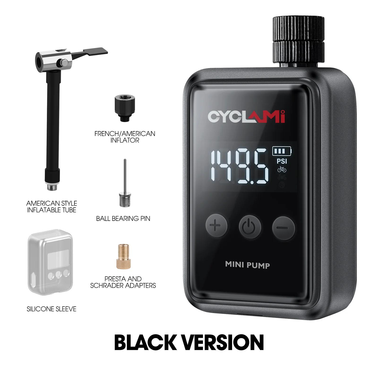 150psi, Pompe à Air électrique Portable pour vélo de poche, Valve Schrader Presta, MINI compresseur