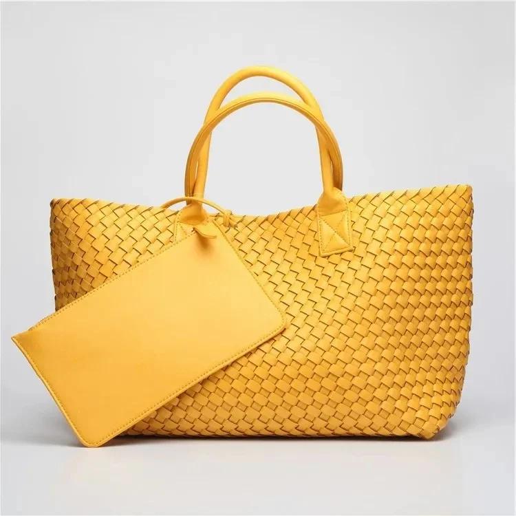 Sacs à main tissés de luxe pour femmes, grands sacs à bandoulière de styliste pour femmes, sacs à ma