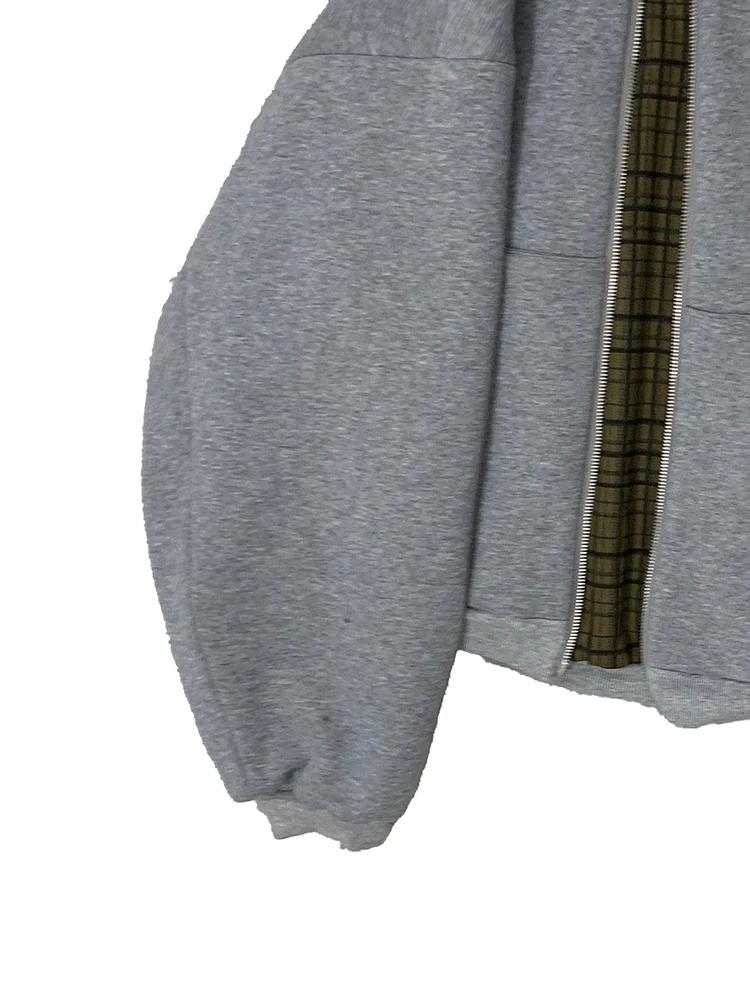 Mauroicardi automne surdimensionné réversible sweats à capuche hommes ample décontracté luxe vêtemen