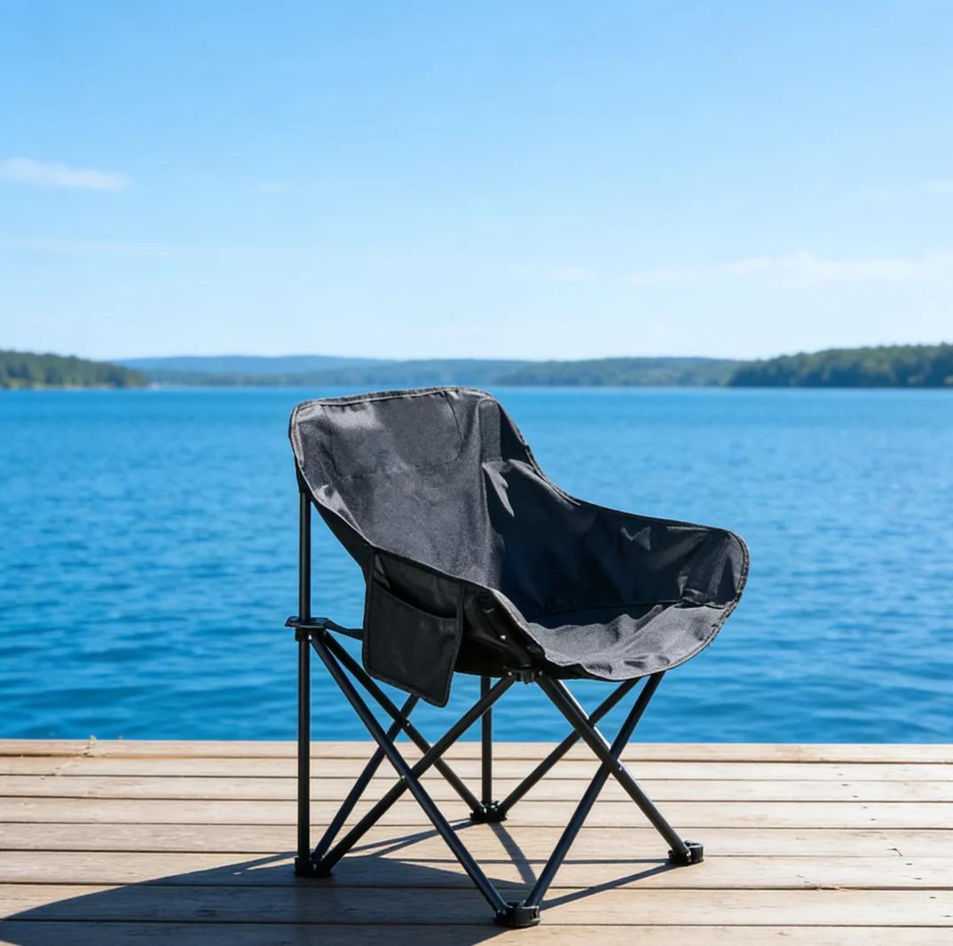 Chaise pliante d'extérieur, chaise de camping légère et portable pour les voyages, la pêche, la rand