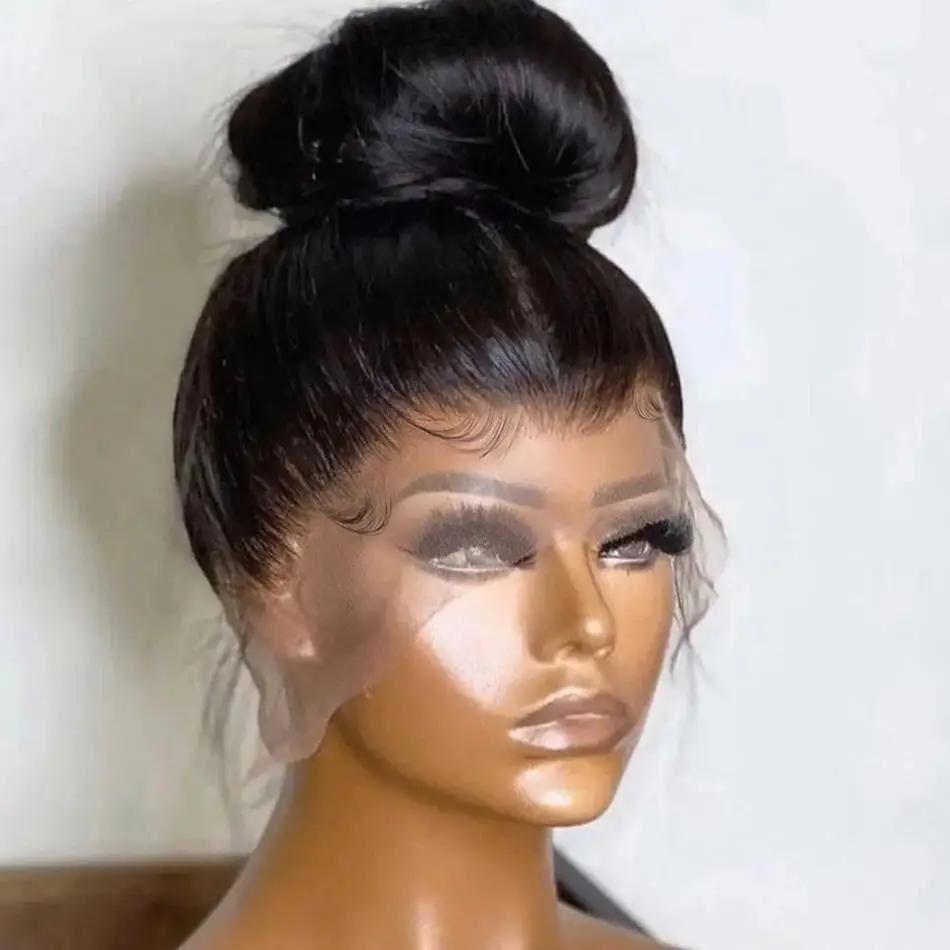 Perruque Lace Frontal Cheveux Humain Perruque Naturelle Moins Cher Perruque Cheveux Humain Sans Coll