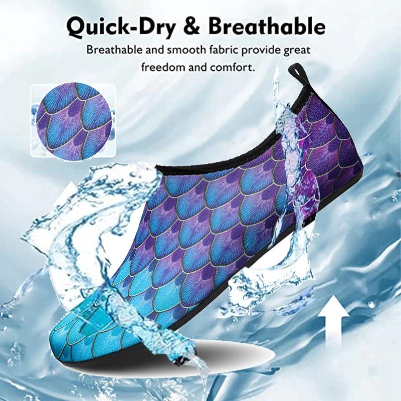 Chaussures d'eau unisexes antidérapantes - Parfaites pour la natation et la plongée en apnée