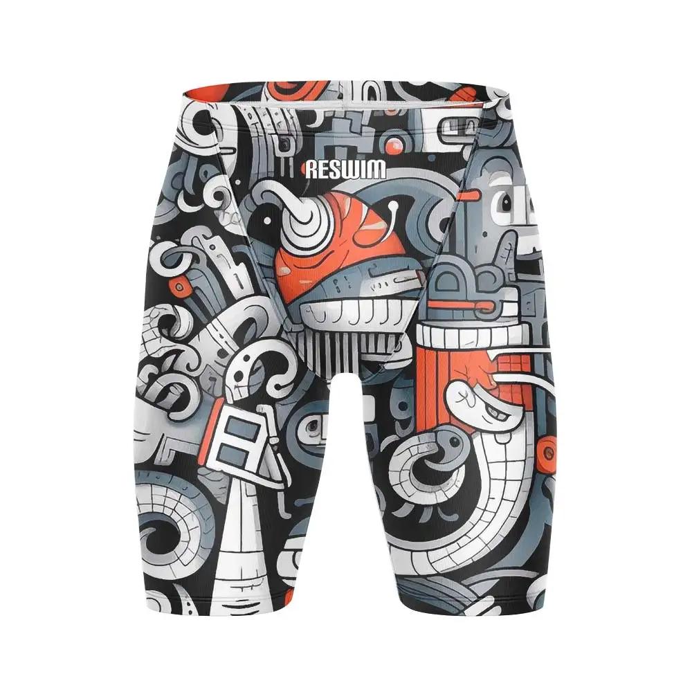 Short de bain athlétique homme - Idéal pour natation, entraînement, plage, surf et plongée