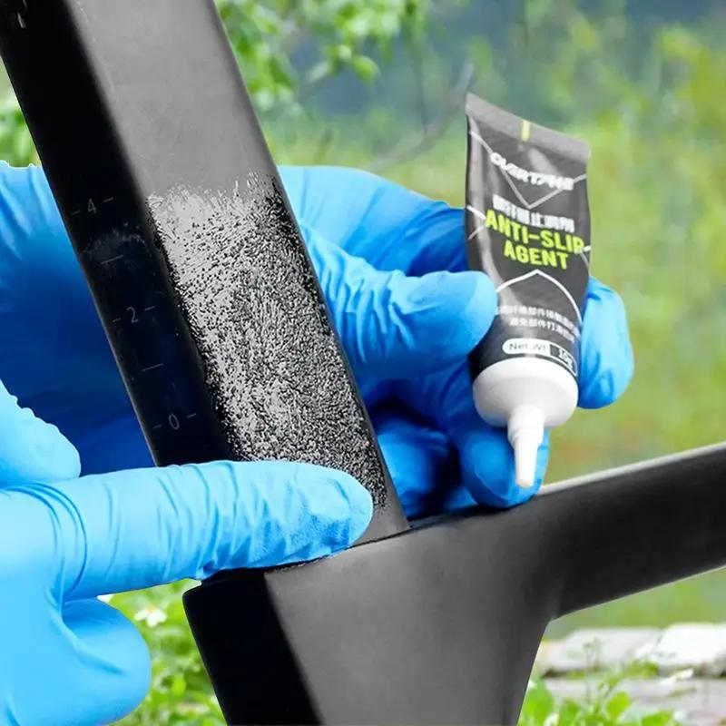Agent Antidérapant en Fibre de Carbone 10G, pour Tige de Selle, Guidon, Cadre, Tige, Protection des