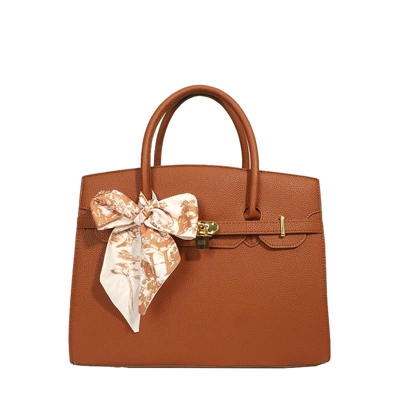 Sac bandoulière élégant et classique en cuir pour femme 2026 – Grand sac à main messager de luxe de