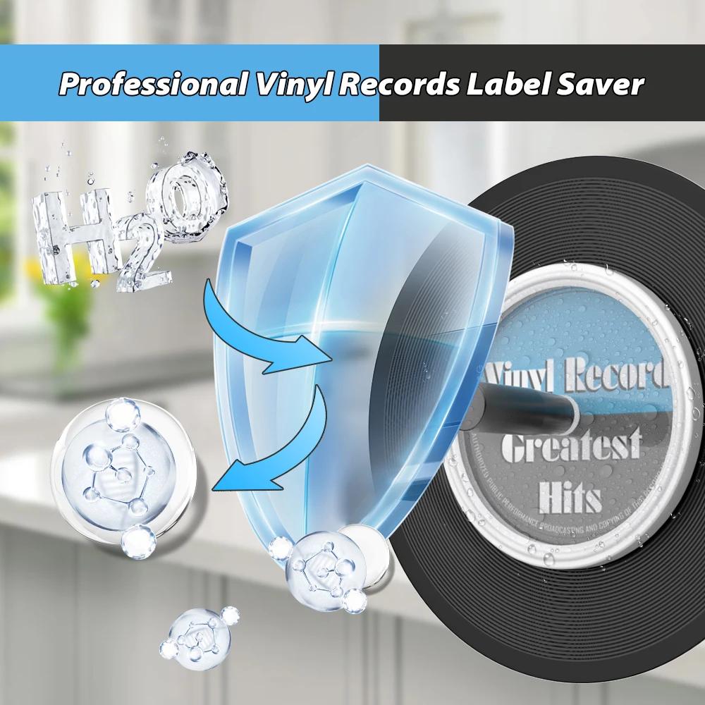 Pince de nettoyage de disque vinyle LP, protecteur d'étiquette de disque vinyle, outil de nettoyage