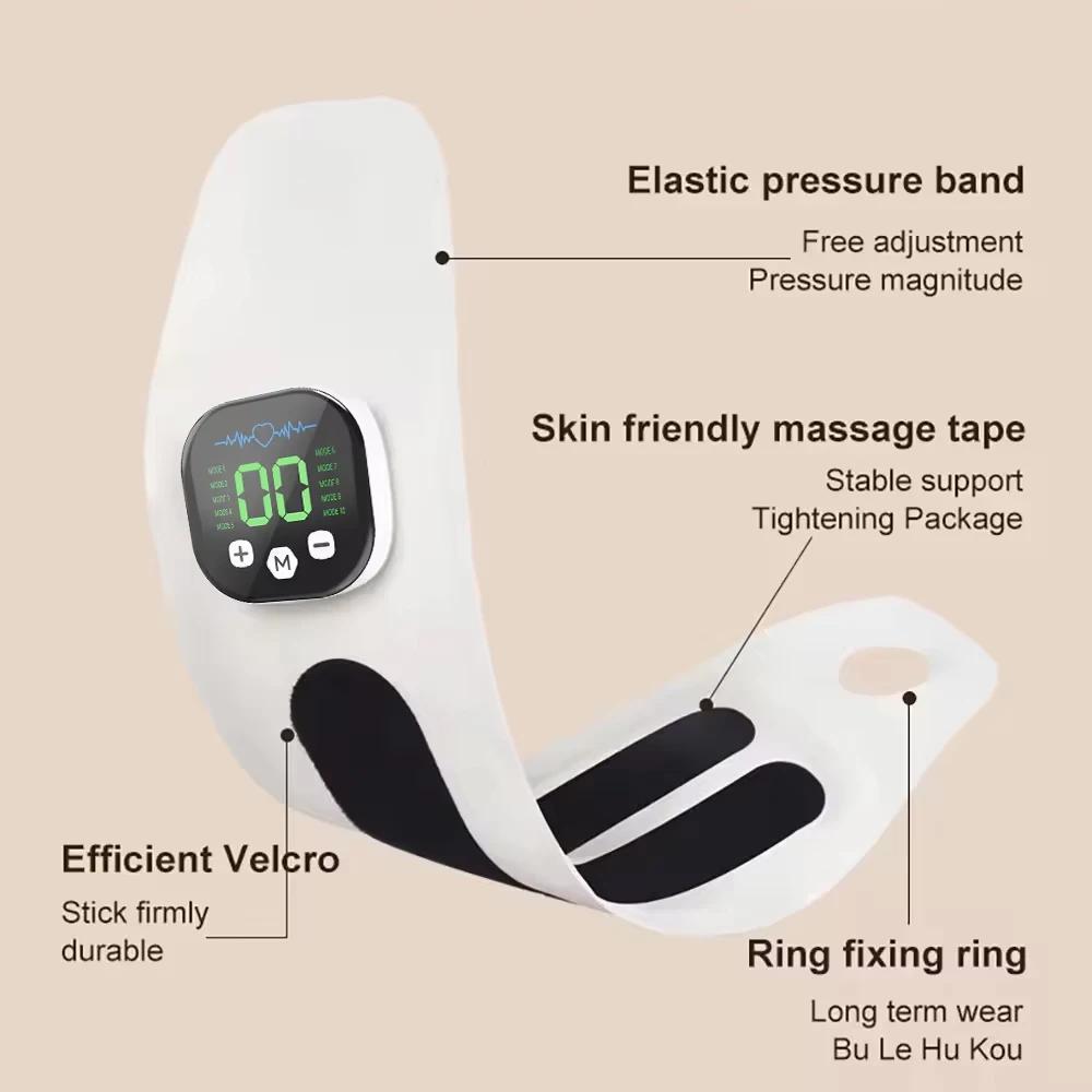 Masseur électrique de poignet et de main sans fil, 10 modes de Massage par Vibration, 29 niveaux de
