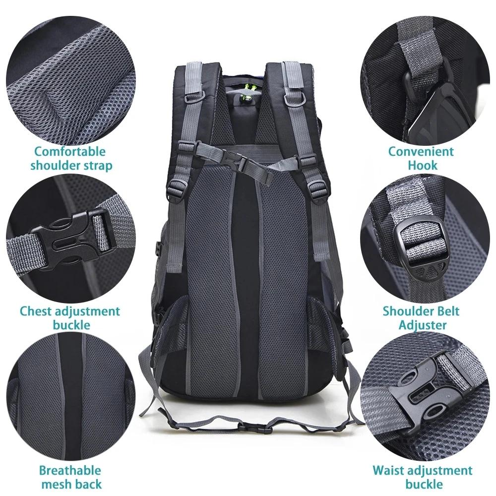 Free Knight-Sac à dos de randonnée résistant à l'eau pour homme, sac de jour de camping, sac à dos d