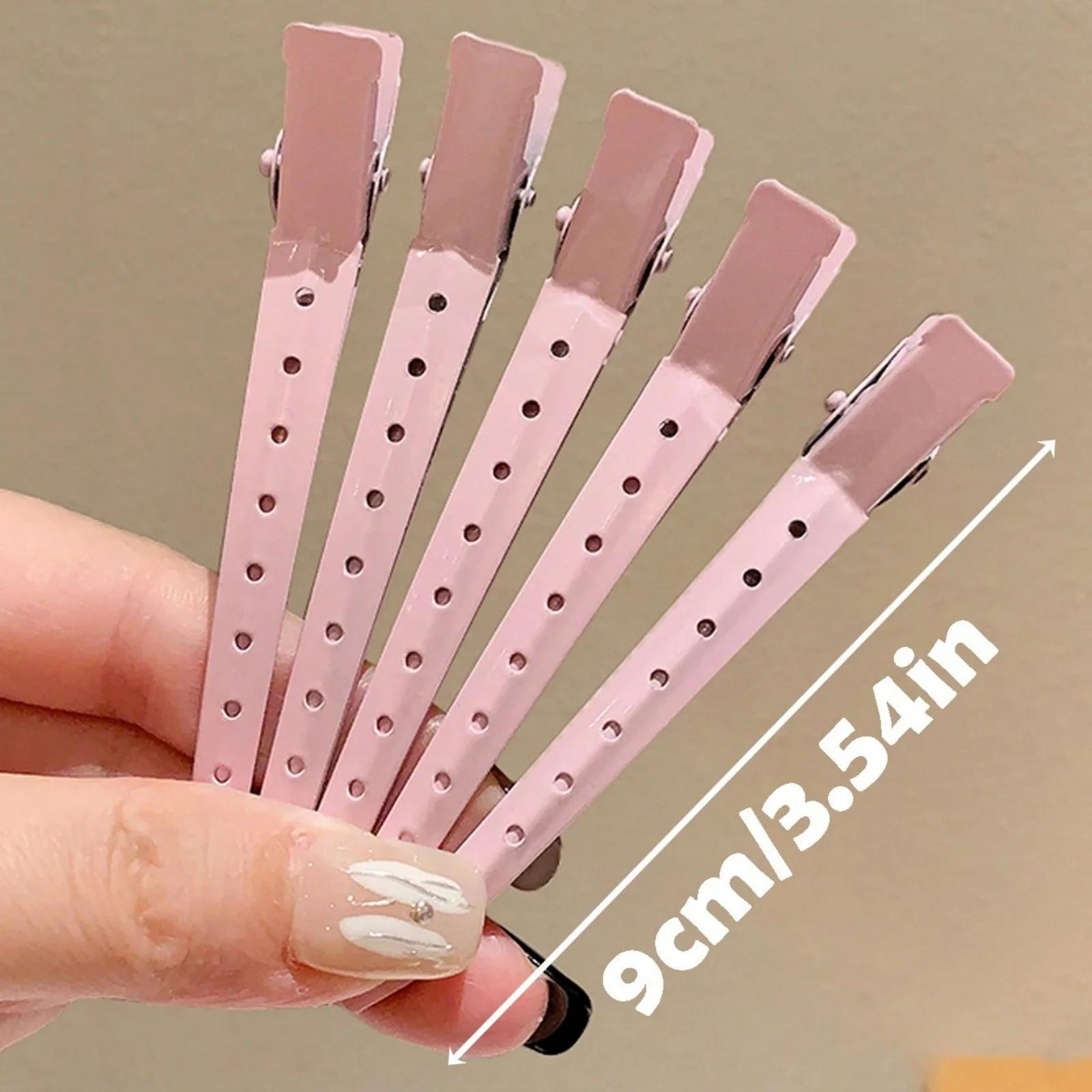Pinces à cheveux en métal ajouré, 12 pièces, Style de rue minimaliste à la mode, matériau en alliage