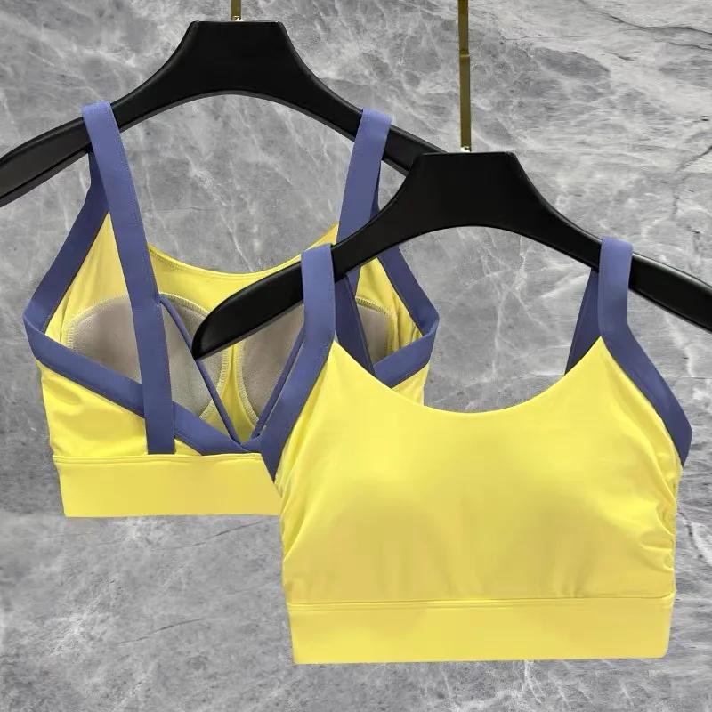 Combinaison de Yoga pour femmes, une tasse, haute intensité, entraînement, course à pied, soutien-go