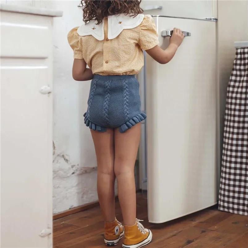 Automne bébé filles tricoté Shorts enfants Bloomer enfant en bas âge princesse PP Shorts enfants fil