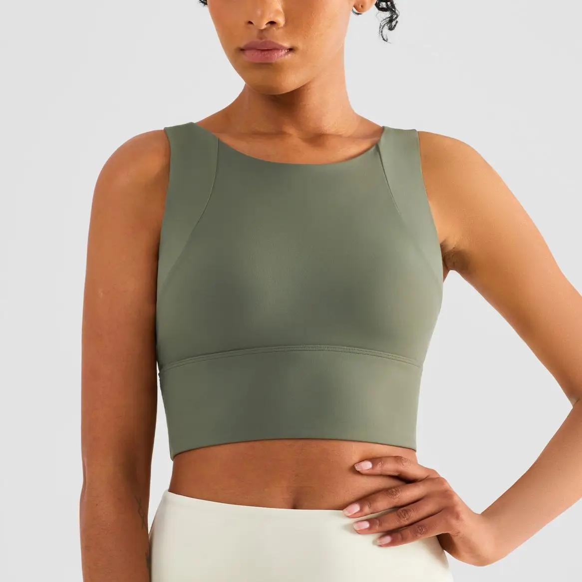 Soutien-gorge sport sexy femme - Haut élastique serré pour yoga gymnastique fitness