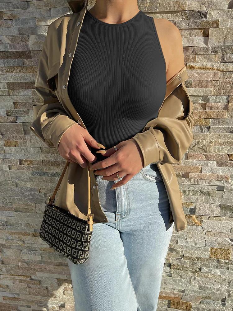 Combinaison batterie col rond femme : yoga, streetwear, shaper - élasticité haute et confort fibre