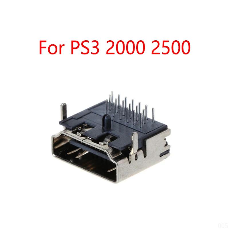 Connecteur de Port HDMI pour Sony PS3 2000 2500, Wild Compatible avec la Prise Jack pour Playstation