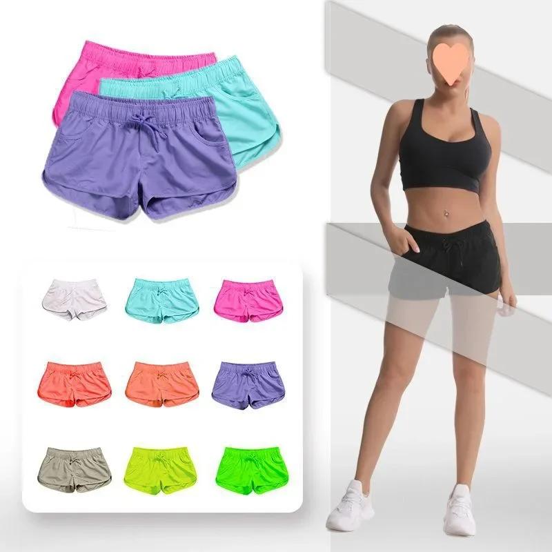 Short de course marathon pour femme, taille de gym, entraînement, fitness, yoga, sport, été