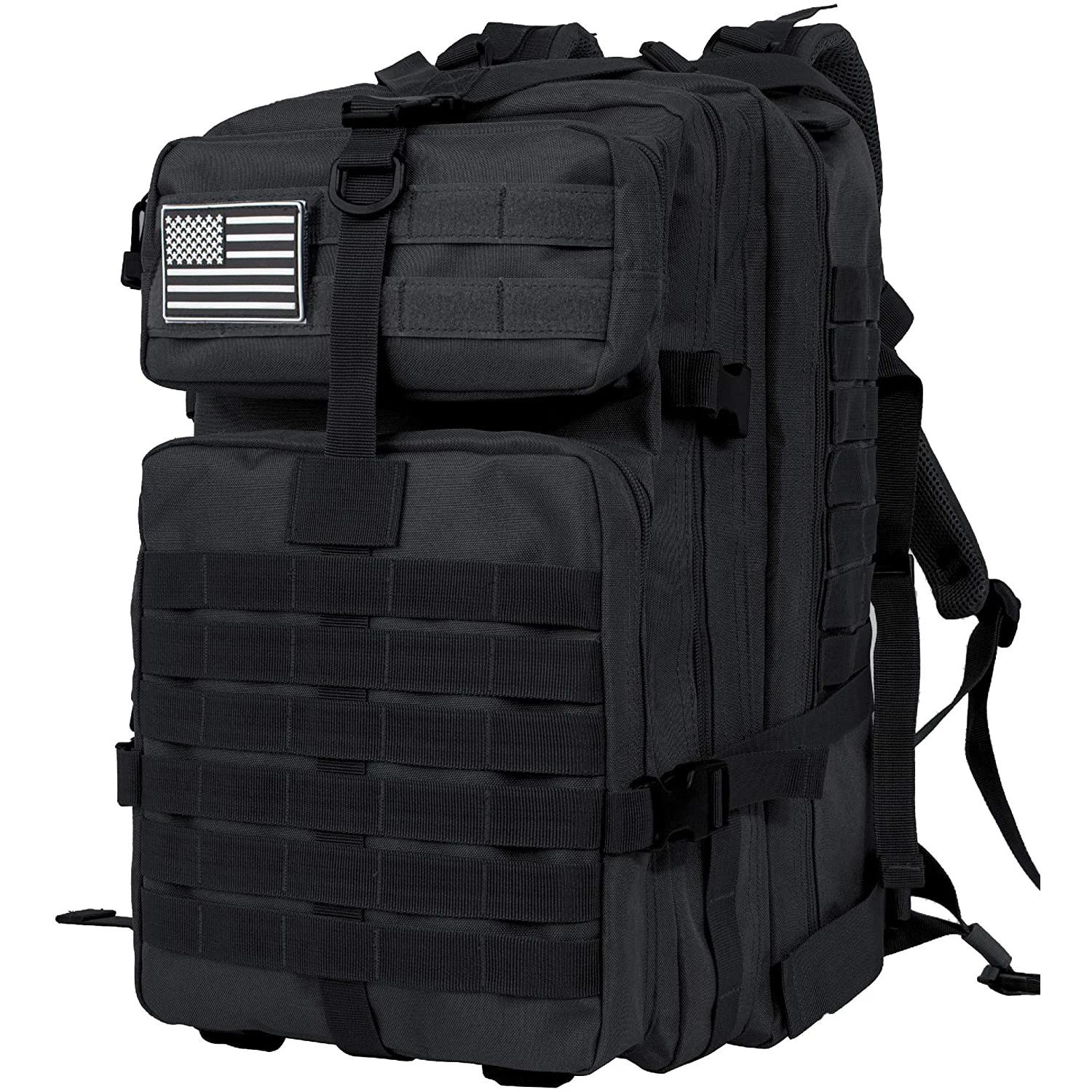 50L homme sacs à dos tactiques sacs de voyage en plein air en plein air 3P sac d'école EDC Molle Pac