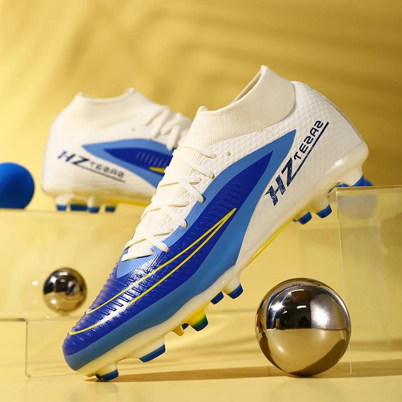 Nouveaux hommes chaussures de Football Sport garçons crampons respirants adulte bottes de Football e