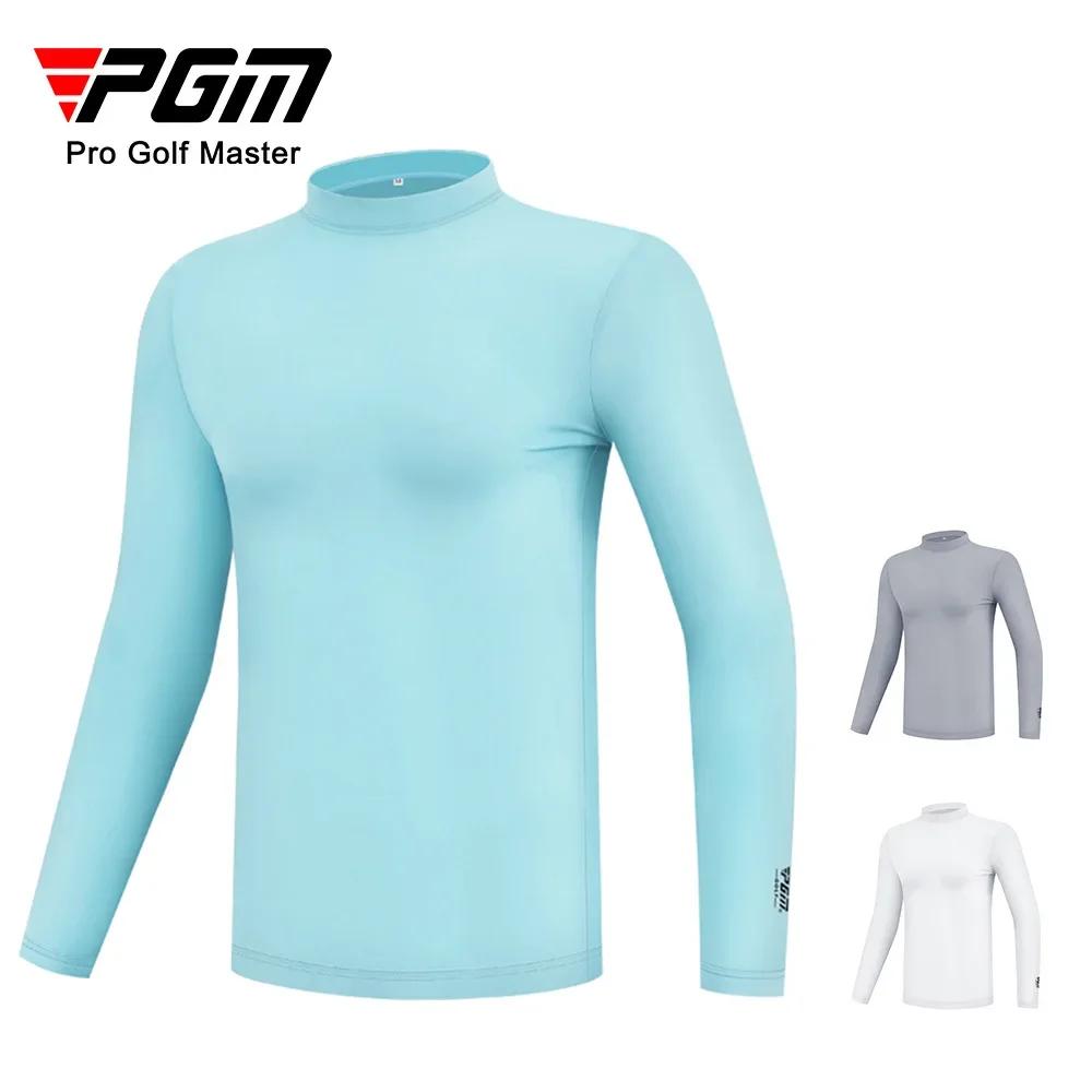 PGM – chemise de Golf pour hommes, sous-vêtements à manches longues, T-shirts en soie glacée rafraîc