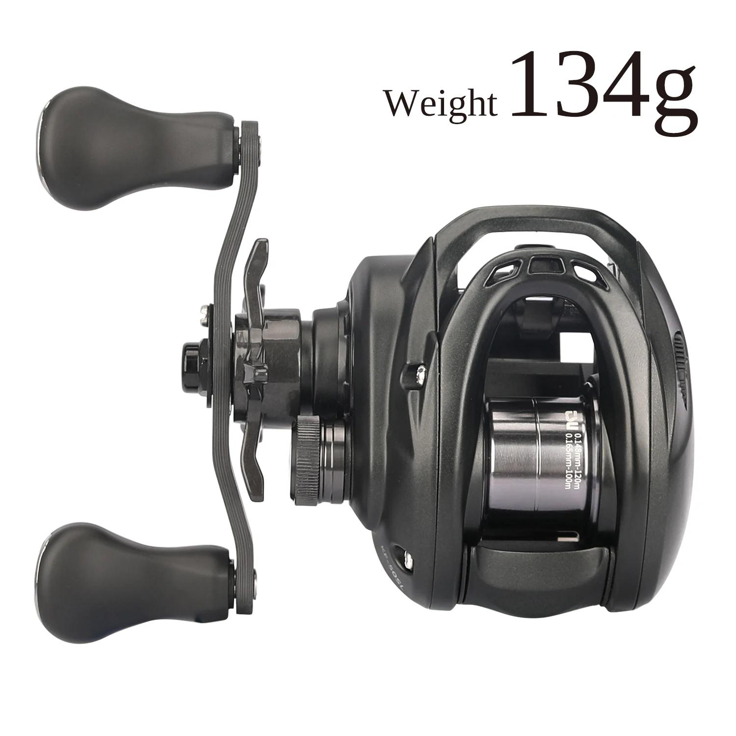 TSURINOYA – moulinet de pêche Baitcasting ultraléger 135g, 6.1g, Dark Wolf 50S 7.1:1, bobine peu pro