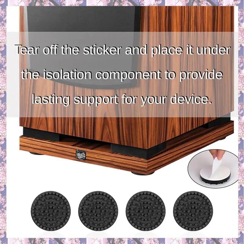 2025 tendance 4 Pack pieds d'isolation support tapis de pied amortisseur pour Audio CD AMP Hifi cais