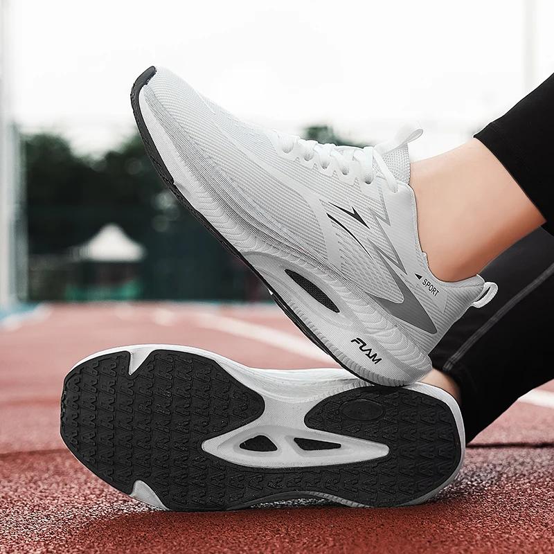 Chaussures de course pour hommes et femmes, baskets de sport décontractées, respirantes, légères, co