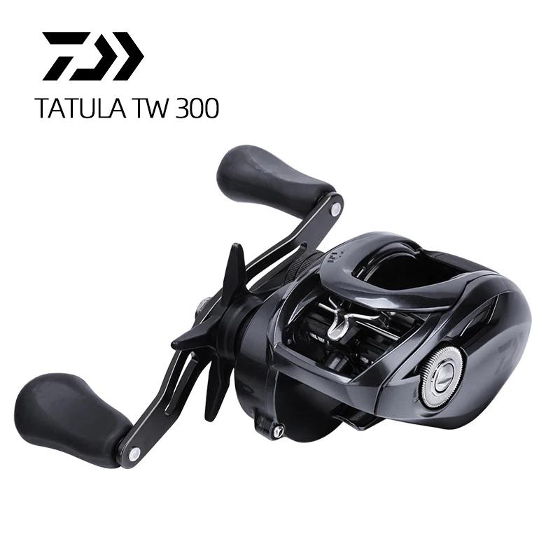 DAIWA-Moulinet de pêche TATULA TW 300 Baitcasting, 7 + 1BB, Max Drag 13kg, Roues d'eau salée, 300HL,