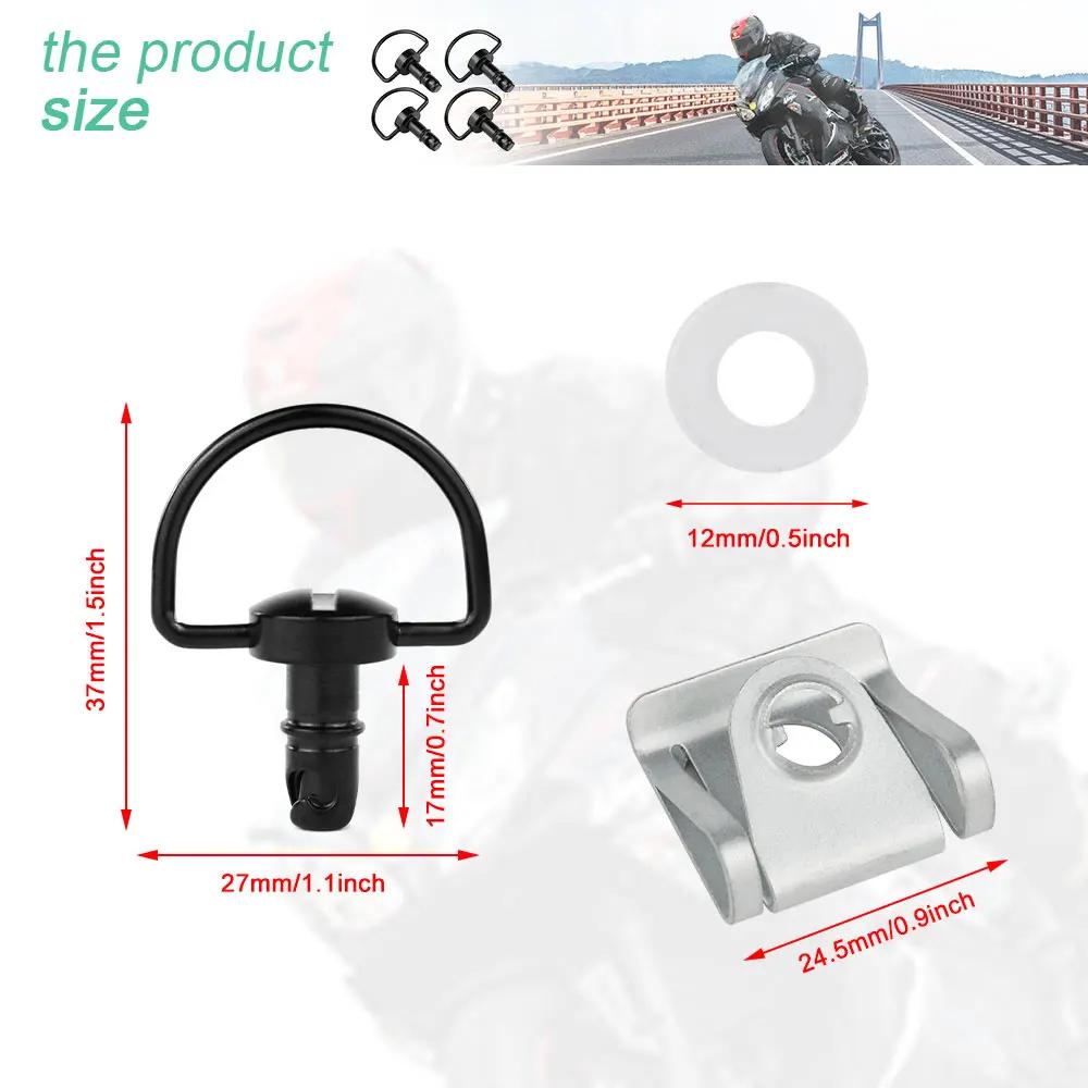 Pour DUCATI MV Agusta Aprilia Yamaha R1 R6 Honda 17mm attaches universelles à dégagement rapide D-RI
