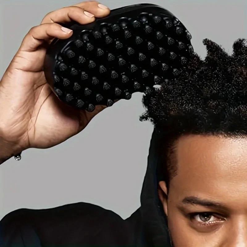 Ensemble combiné d'outils de coiffure pour tresses de cheveux, peigne à grille de cheveux noirs + br