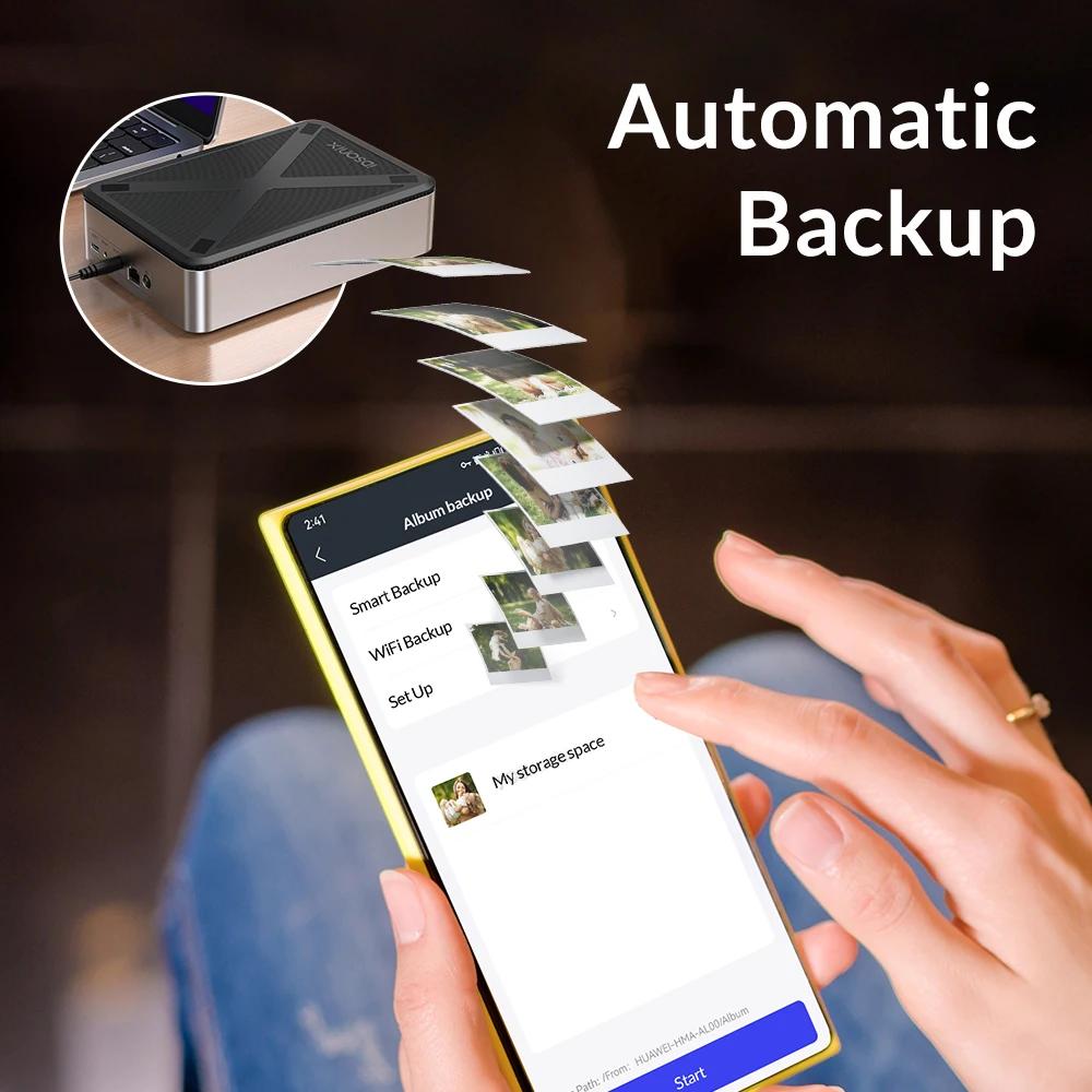 IDsonix-Boîtier de stockage externe pour disque dur SATA HDD, 3.5 pouces, pour NAS, cloud privé