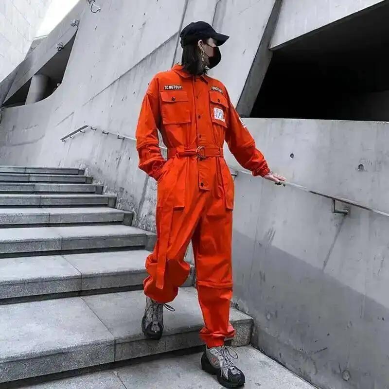 HKSH-Combinaison pantalon safari pour hommes, nouvelle marée, mode automne et été, poignées amovible