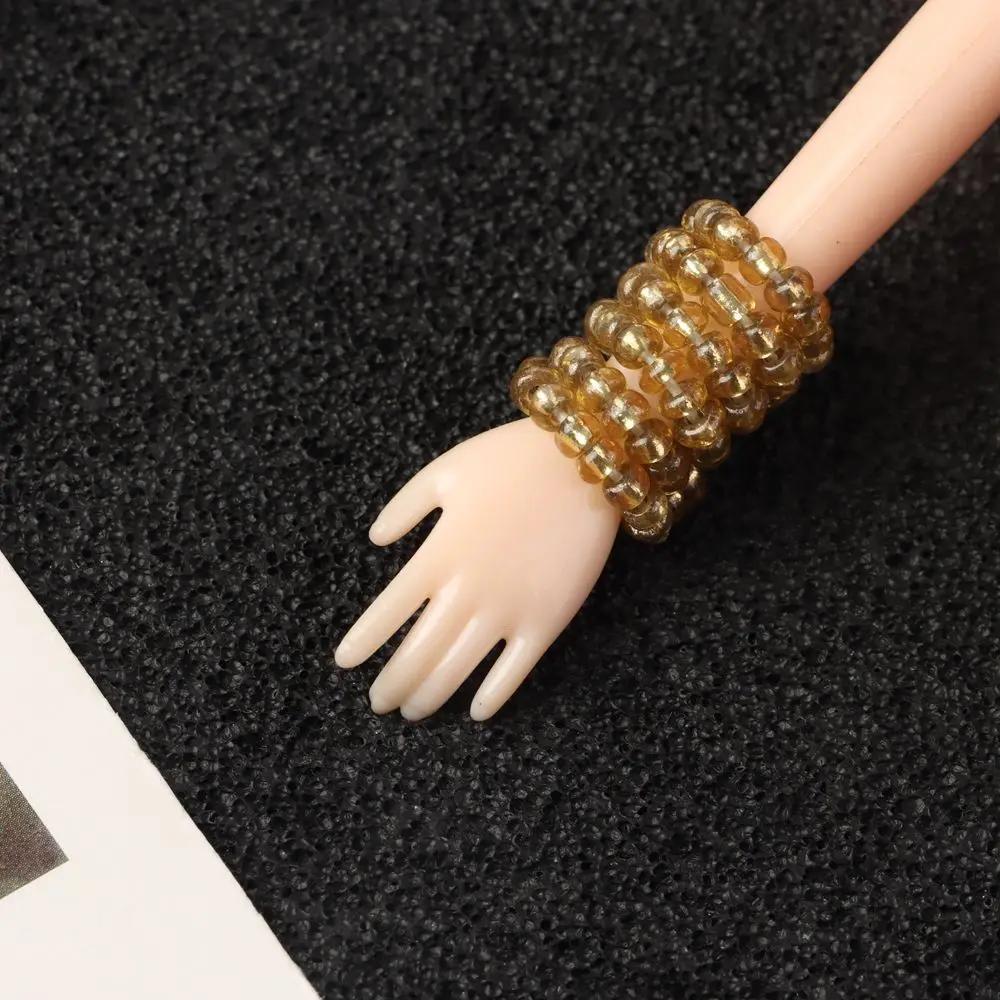 Accessoires de poupée, bijoux en perles blanches, collier, Bracelet pour poupée 1/6, décoration à la