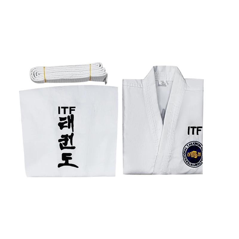 Uniforme professionnel de Taekwondo ITF, vêtements de karaté et de Judo, broderie entière, costume d