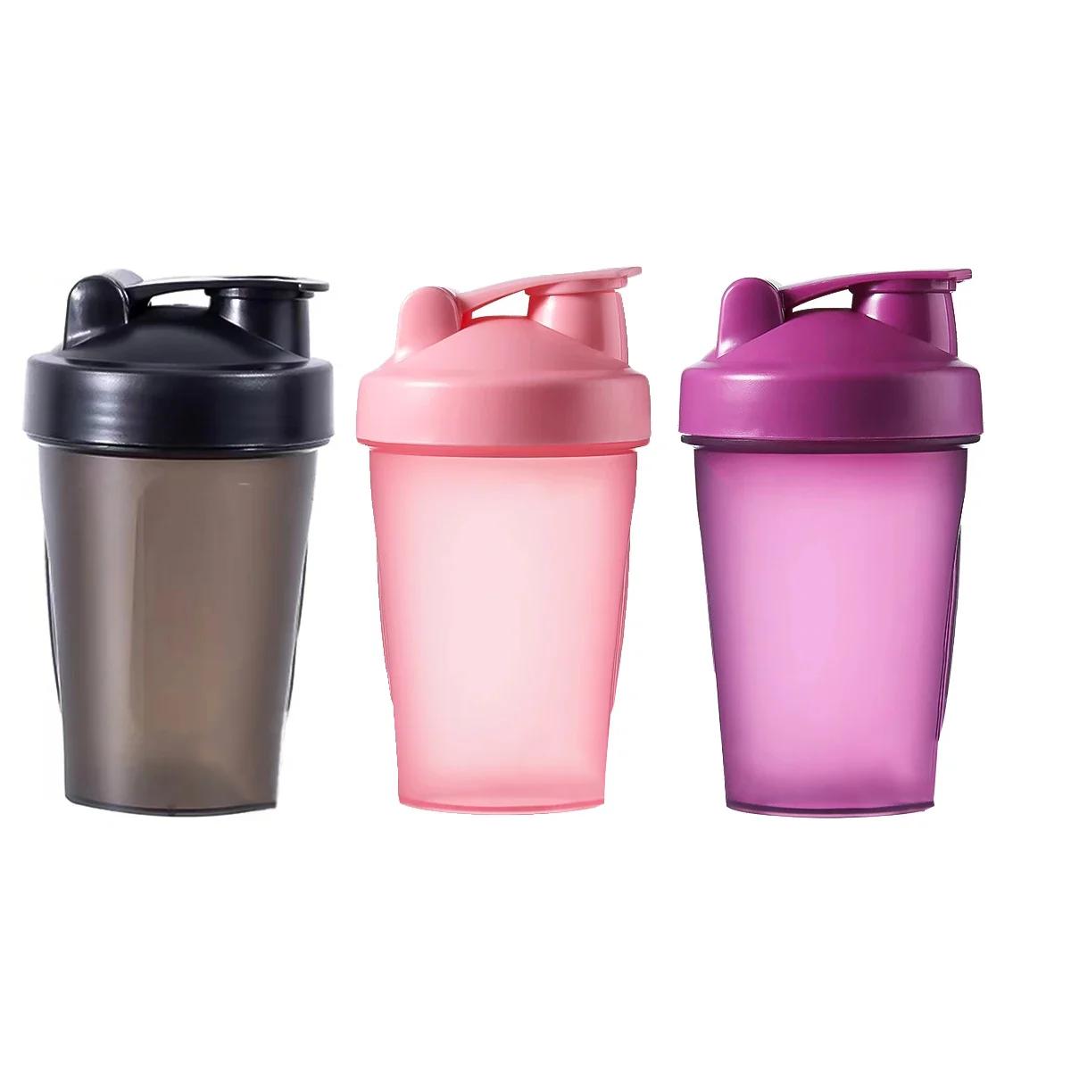 Leeseph Shaker Bottle avec boules Shaker Bouteille Shaker à boisson anti-fuite pour Shake et pré-ent