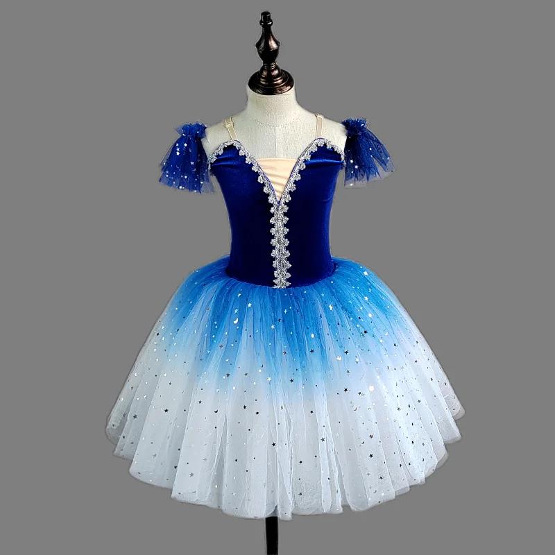 Jupe de ballet pour enfants, jupe de danse pour filles, robe à paillettes, jupe de danse pour enfant