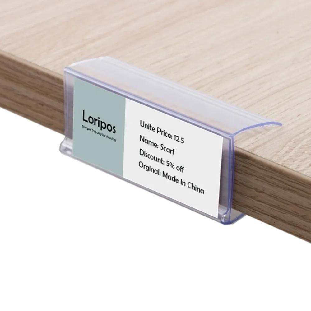 100 pièces verre bois étagère bord poignée bande étagère montage données bande prix Talker étagère h