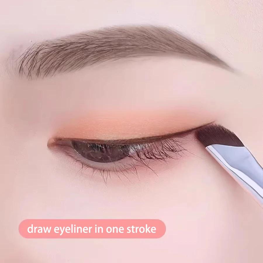 Faucer Eyeliner brosse fard à paupières lame brosse détail brosse diagonale sourcils brosses sous-po