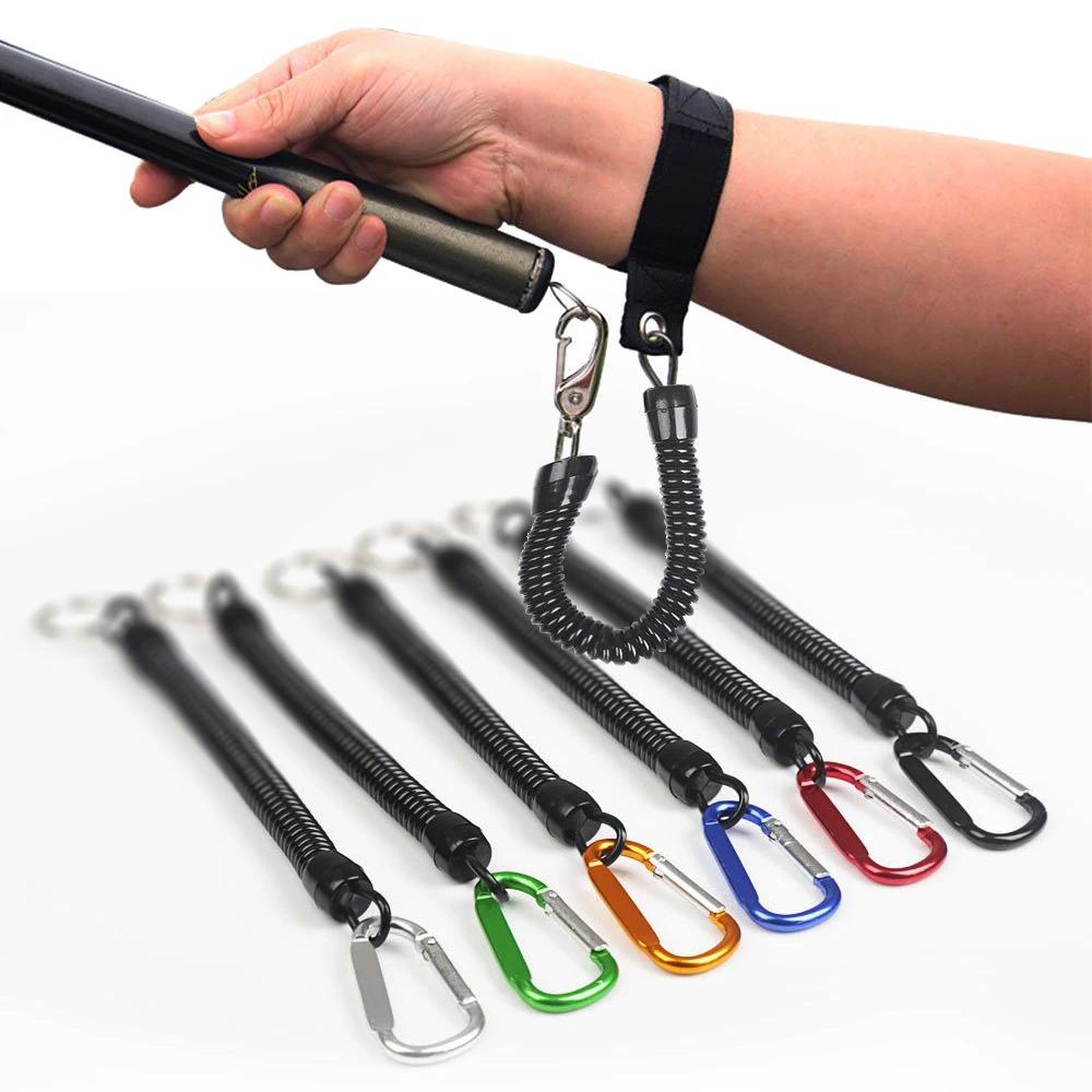 Goture 3 pièces lanière de pêche 12 cm/15 cm/18 cm corde de pêche en bateau attache enroulée rétract