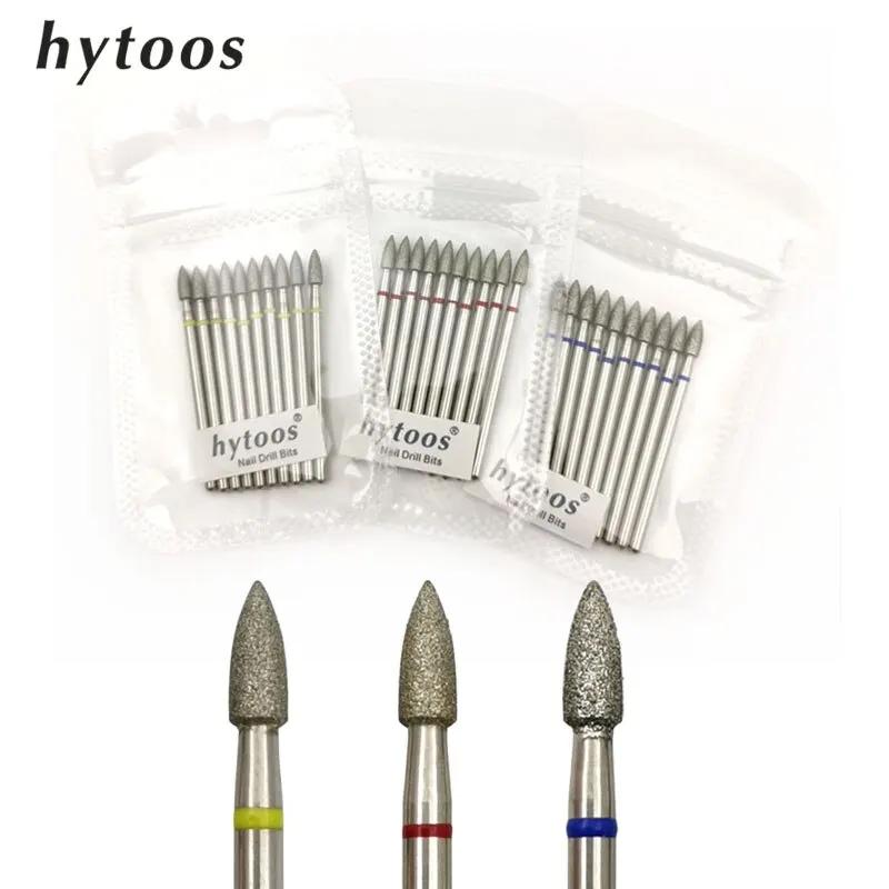 HYTOOS cône diamant cuticule foret manucure forets ongles accessoires outils