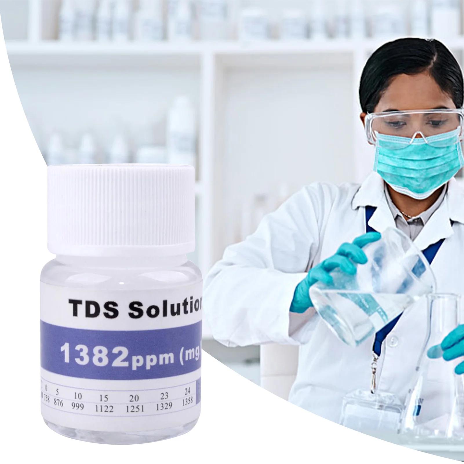 Solution d'étalonnage pour testeurs EC TDS, réutilisable, 25ml, aster us/cm, 1413us/cm, 12.88 ms/cm,