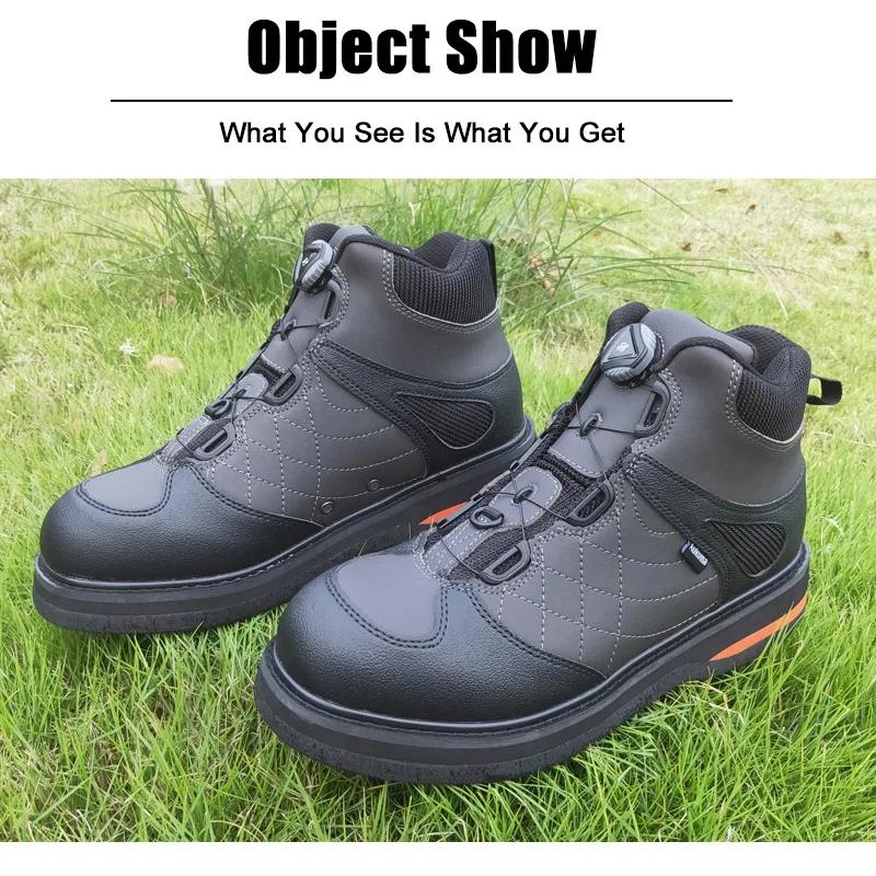 Chaussures de pêche à la mouche, chaussures de cuissardes de pêche, semelle en feutre avec ou sans c
