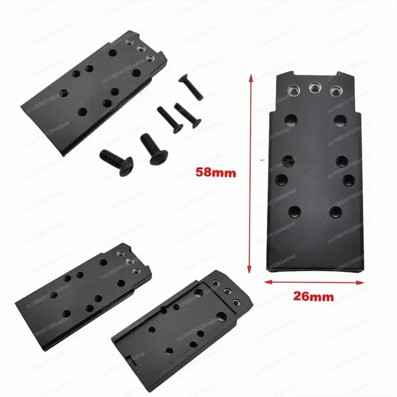 Plaque de Base d'adaptateur métallique universelle, pour Sig Sauer P320 M17 M18 P320 XFull XCompact