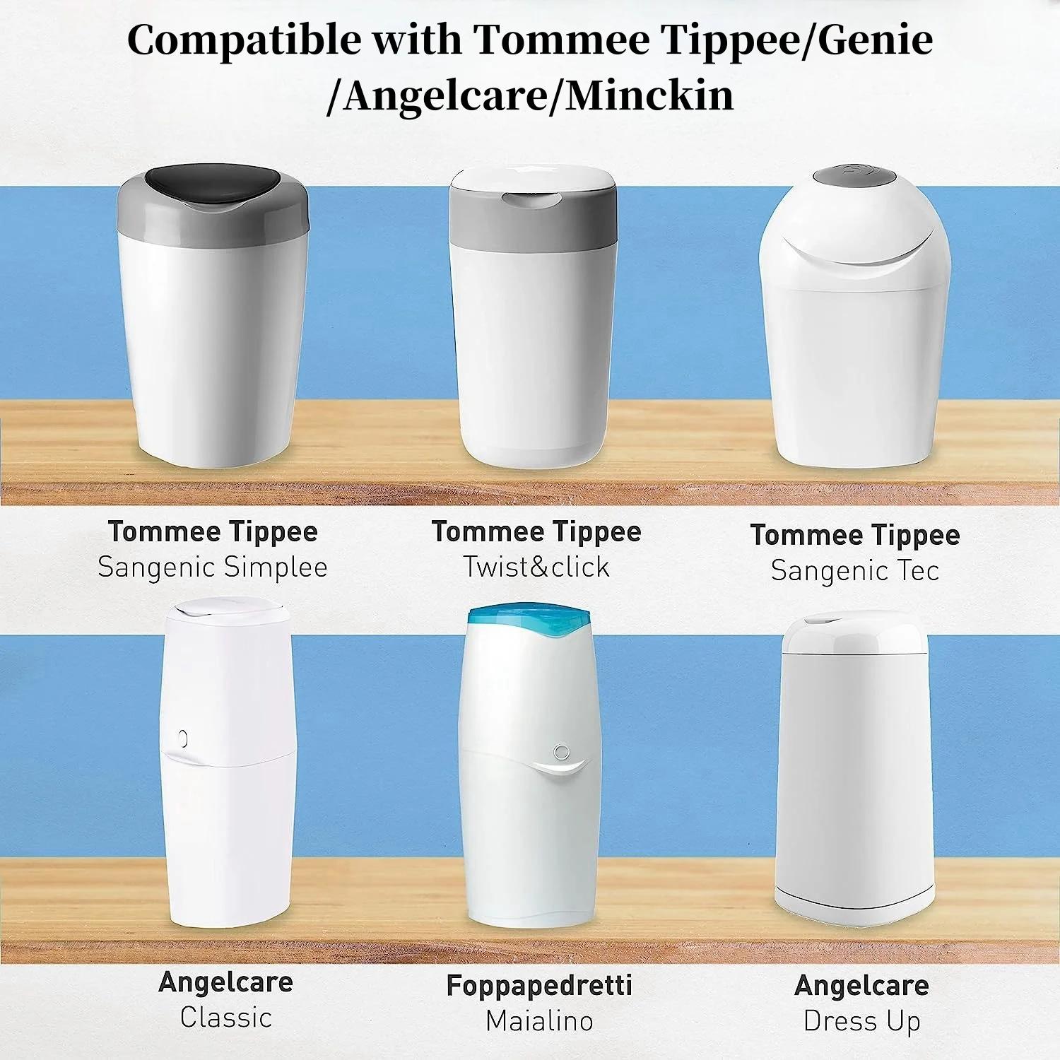 Recharges de seaux à couches pour Tommee Tippee, sacs de recharge de couches pour génie, sacs poubel