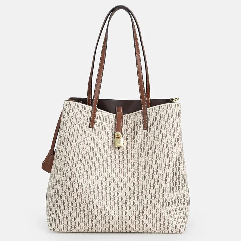CH – sac à bandoulière essentiel de grande capacité pour femmes, Design multifonctionnel imprimé ave