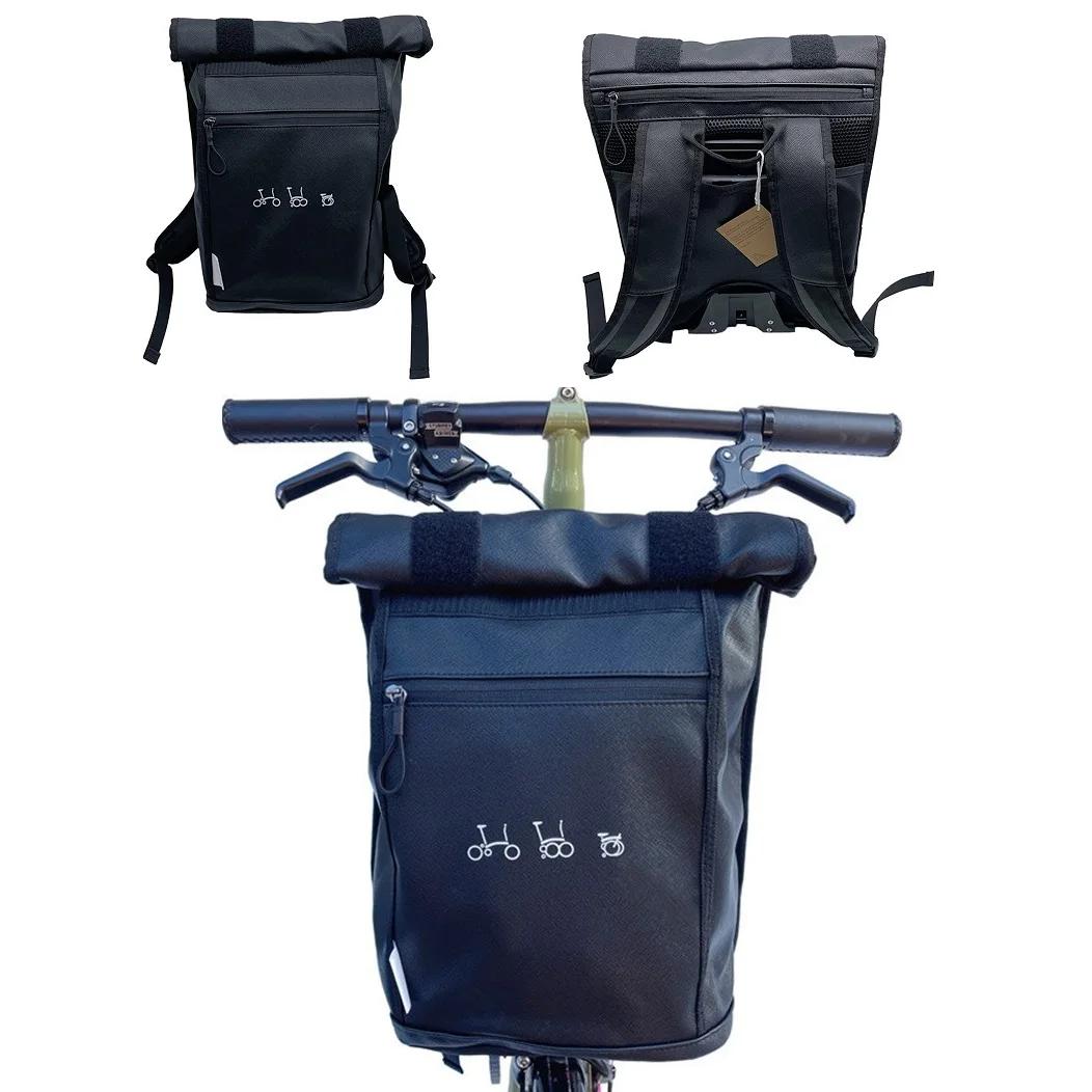 Sacs et sacoches de transport avant de vélo pliants, sac à main de rangement avant de vélo Brompton