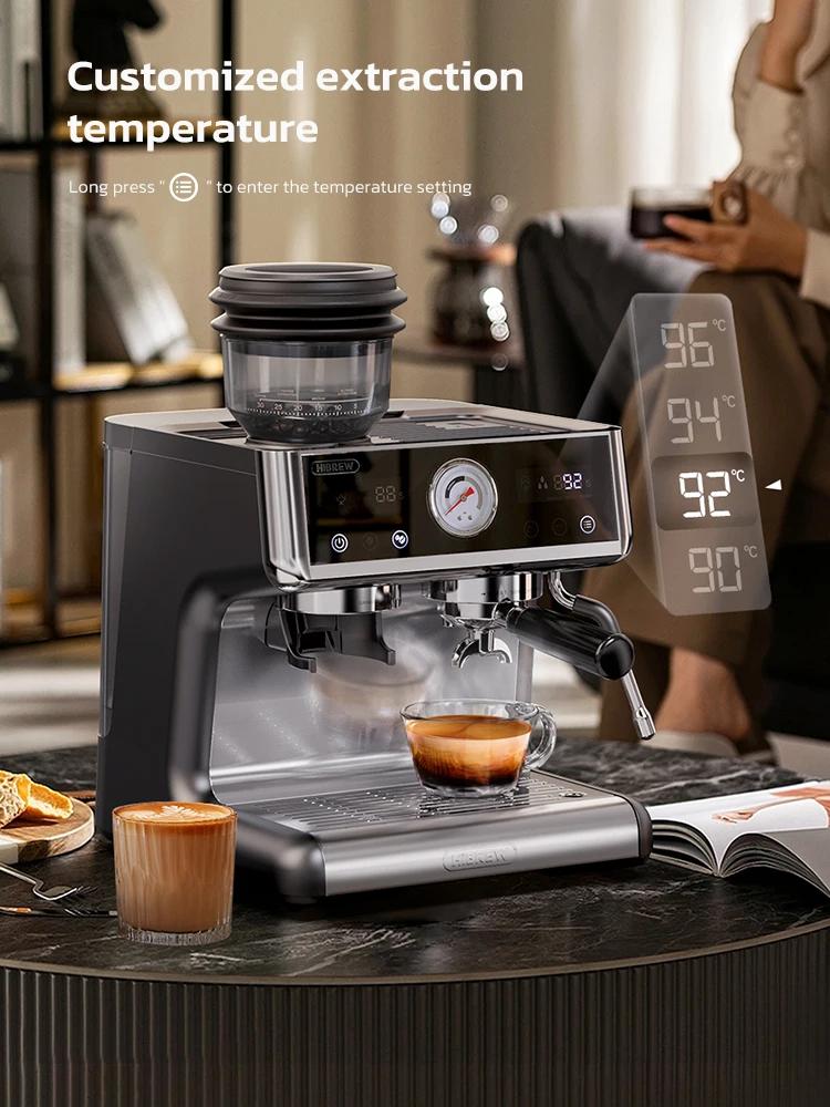 Hiinvasif W Tourists Bomicrophone System, Barista Pro, 20Bar, Bean to Espresso Cafetera, Machine à c