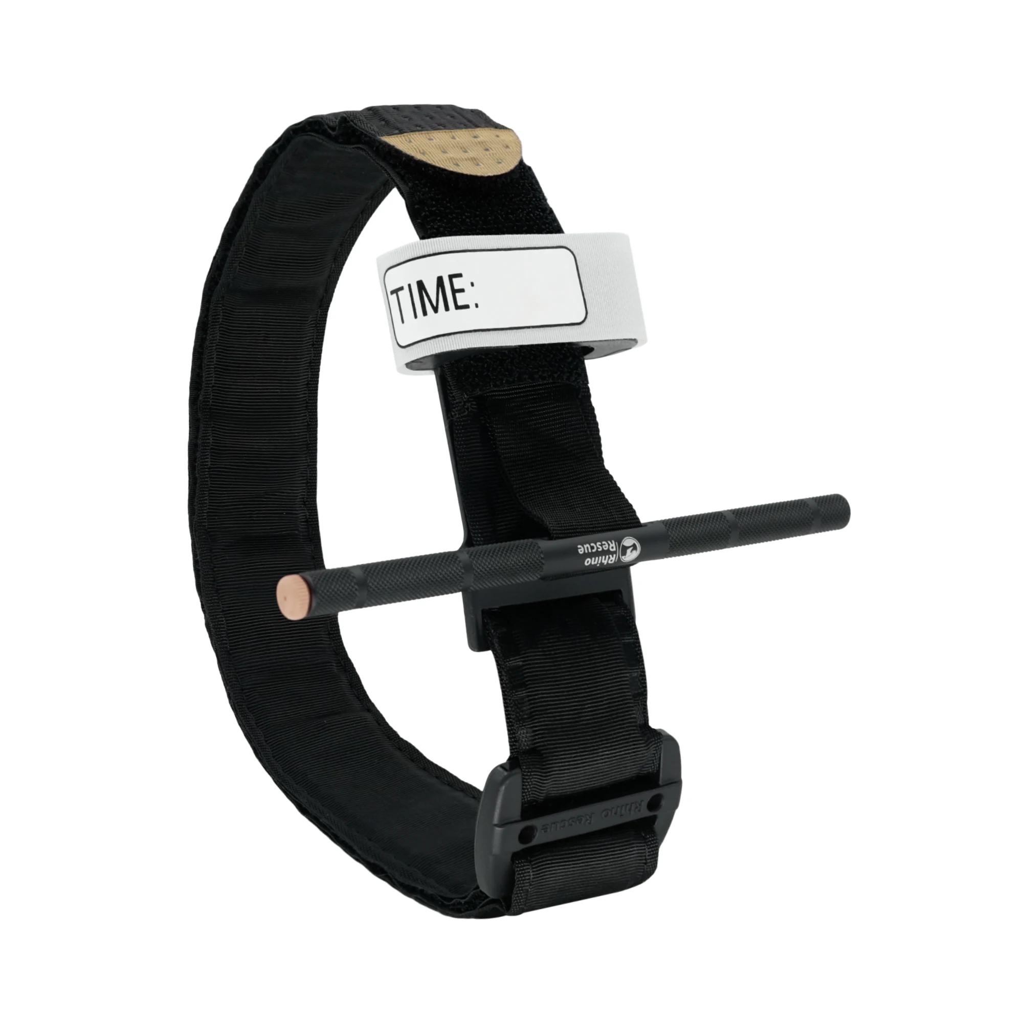 Rhino Rhino garrot tactique renforcé avec molette en métal, couture Trauma Combat filature garrot d'