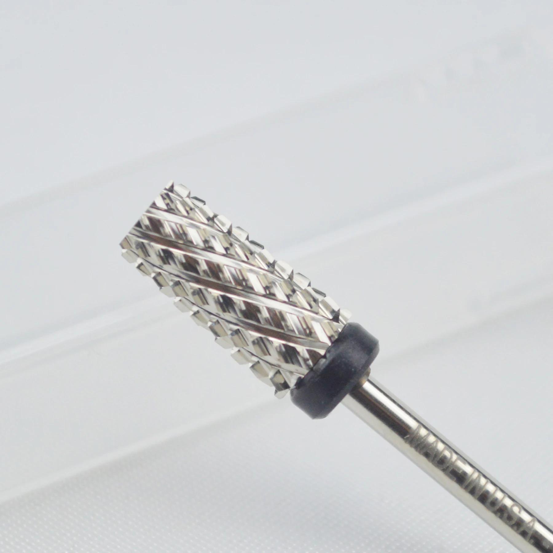 RolinStar 6.6 grand trapèze cônico baril or argent acier carbure fraise à ongles foret manucure pédi