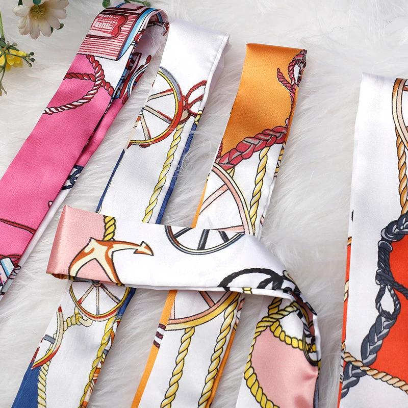 Ruban décoratif en sergé pour femmes, petite écharpe, ruban de reliure pour poignée de sac, bandeau